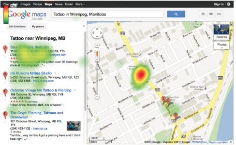 google-maps-badanie-eyetracking-winnipeg